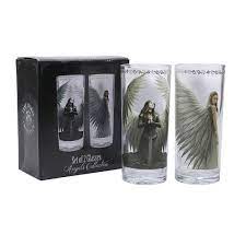 Angles Glass Boxed (300ml) Set Of 2 - Anne Stokes