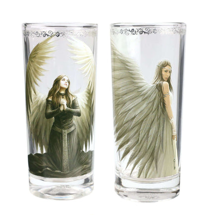 Angles Glass Boxed (300ml) Set Of 2 - Anne Stokes- Fandom Shop
