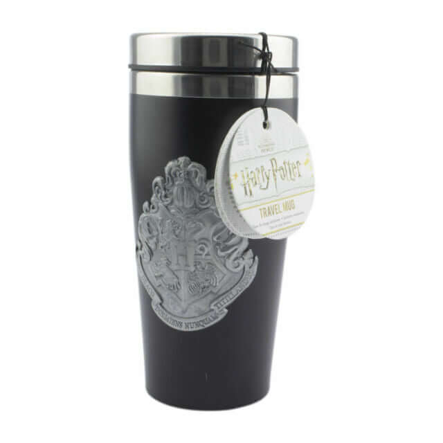 Harry Potter Hogwarts Travel Mug With Metal Badge - Harry Potter mug