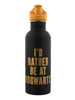 Harry Potter Canteen Water Bottle I Would Rather Be