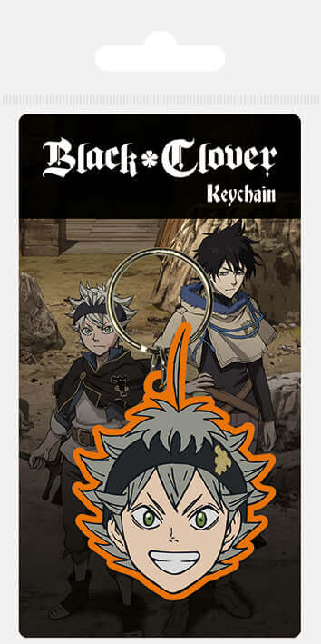 Black Clover (ASTA FACE) Rubber Keychain