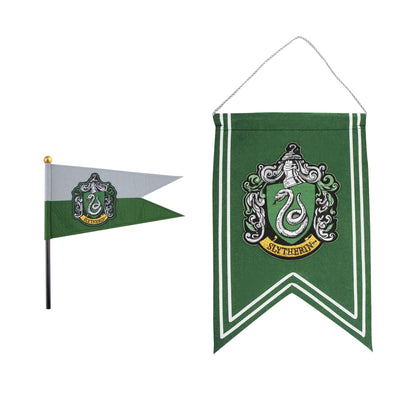 Slytherin Banner & Flag Set - House Of Spells
