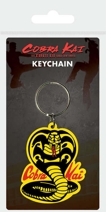 Cobra Kai Snake Rubber Keychain