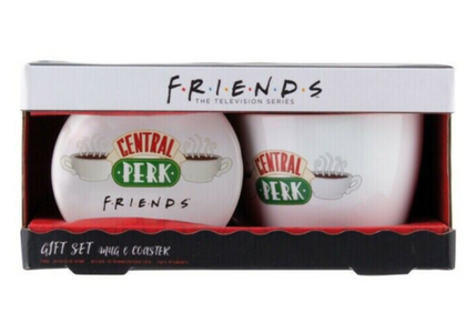 Central Perk mug and coaster set