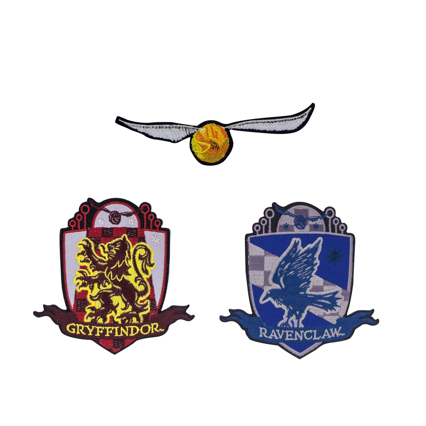 Set of 3 Quidditch Golden Snitch Patch