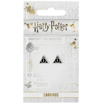 Official Deathly Hallows Stud Earrings at the best quality and price at House Of Spells- Fandom Collectable Shop. Get Your Deathly Hallows Stud Earrings now with 15% discount using code FANDOM at Checkout. www.houseofspells.co.uk.