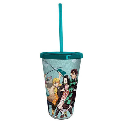 DEMON SLAYER - Tumbler with straw