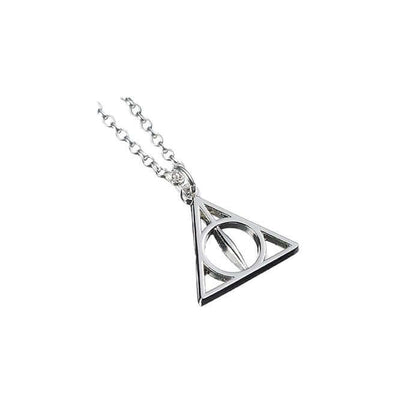 Official Sterling Silver Harry Potter Deathly Hallows Necklace at the best quality and price at House Of Spells- Fandom Collectable Shop. Get Your Sterling Silver Harry Potter Deathly Hallows Necklace now with 15% discount using code FANDOM at Checkout. www.houseofspells.co.uk.