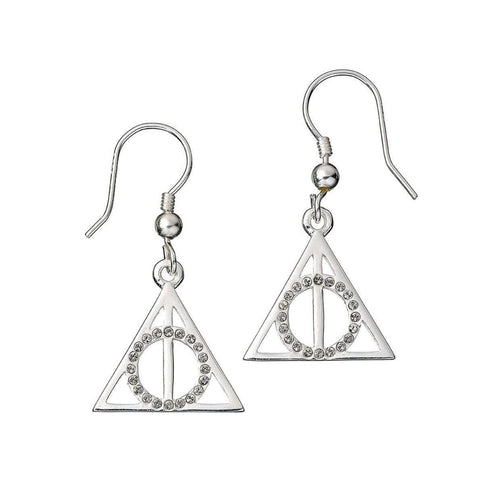 Deathly Hallows Embellished with Swarovski® Crystals Earrings
