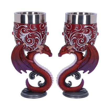Dragons Devotion Goblets 18.5cm Set of 2- The vikings