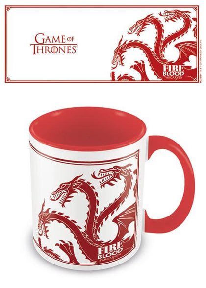 Game of Thrones House Targaryen Red Mug