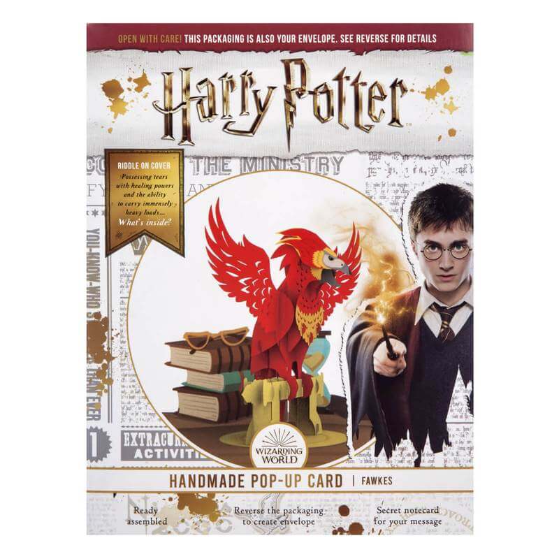 Harry Potter Fawkes Pop Up Card- Harry potter store