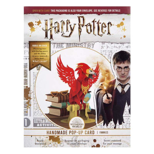 Harry Potter Fawkes Christmas Pop-Up Card
