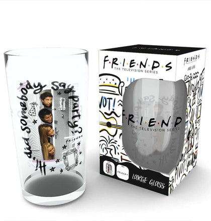 FRIENDS Large Glass