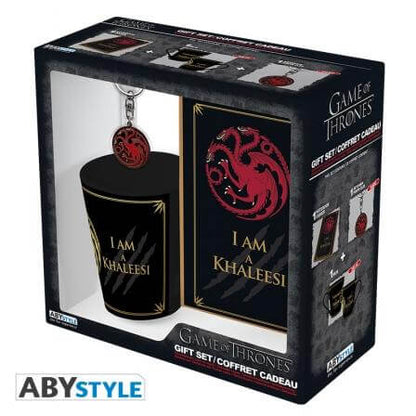 Game of Thrones Pack Targaryen Mug + Keyring + Notebook