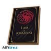 Game of Thrones Pack Targaryen Mug + Keyring + Notebook
