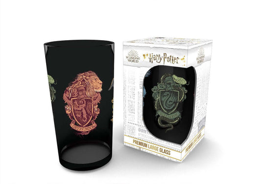 Harry Potter House Crest Glass