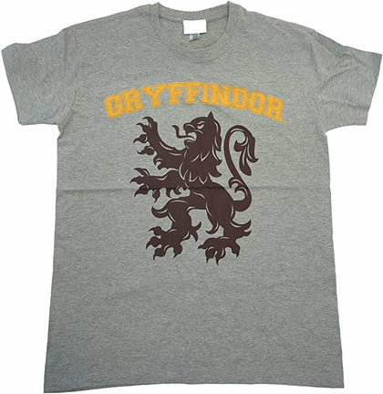 GRYFFINDOR GREY REVERSE Harry Potter T SHIRT