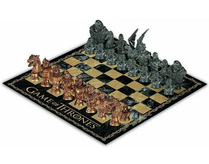 Official Game of Thrones Chess Set at the best quality and price at House Of Spells- Fandom Collectable Shop. Get Your Game of Thrones Chess Set now with 15% discount using code FANDOM at Checkout. www.houseofspells.co.uk.