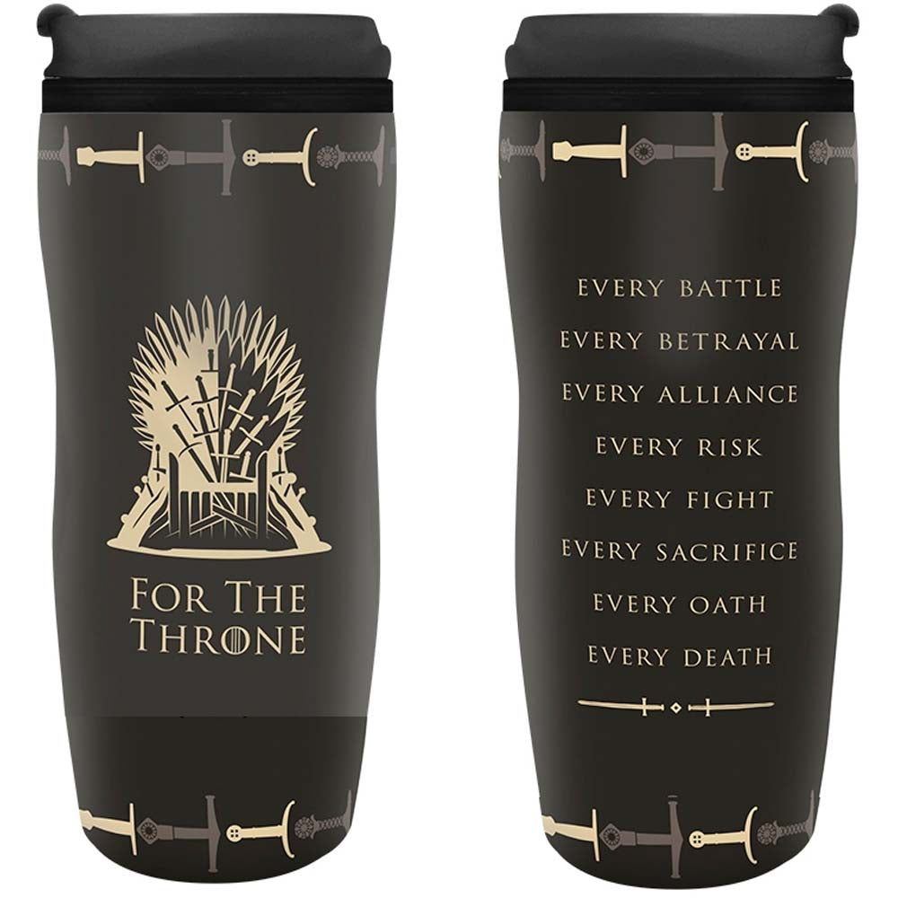 Official Game of Thrones Travel mug Throne at the best quality and price at House Of Spells- Fandom Collectable Shop. Get Your Game of Thrones Travel mug Throne now with 15% discount using code FANDOM at Checkout. www.houseofspells.co.uk.