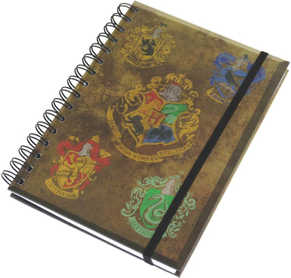 Harry Potter 4 Hogwarts Houses A5 Notebook- Harry Potter store