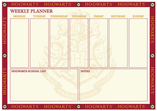 Harry Potter Hogwarts 9 3/4 A4 Desk Pad
