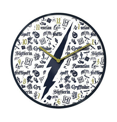 HARRY POTTER INFOGRAPHIC WALL CLOCK- Harry Potter merchandise