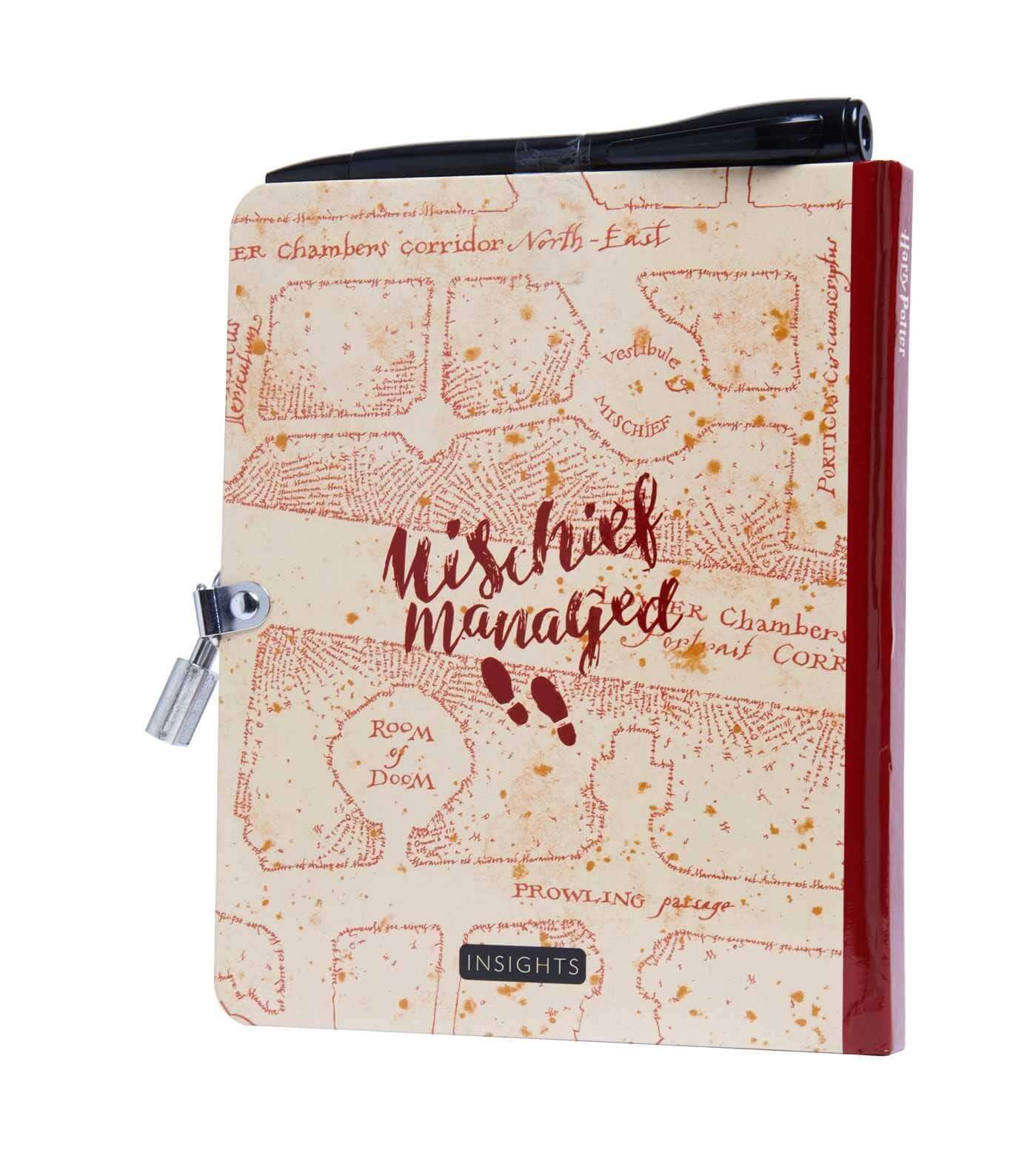 Harry Potter Marauder's Map Lockable Diary- Harry Potter Stuff