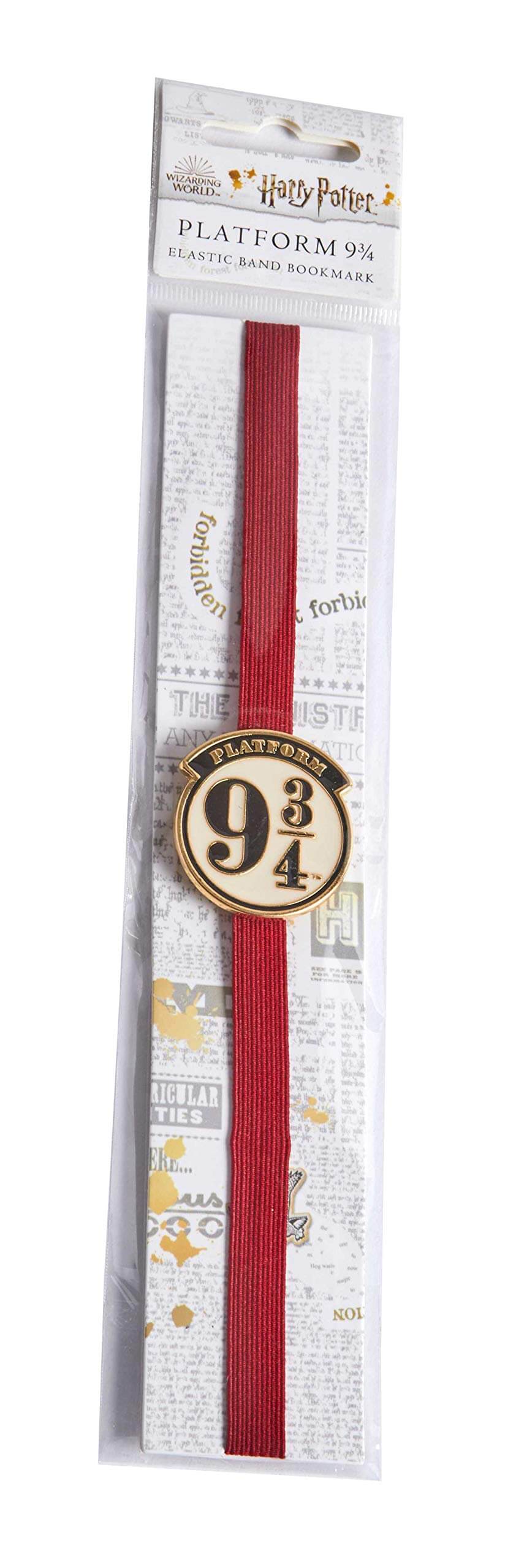 HARRY POTTER PLATFORM 9.3/4 ELASTIC BAND BOOKMARK