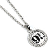 Harry Potter-Sterling Silver 9 3/4 Necklace Embellished with Crystal