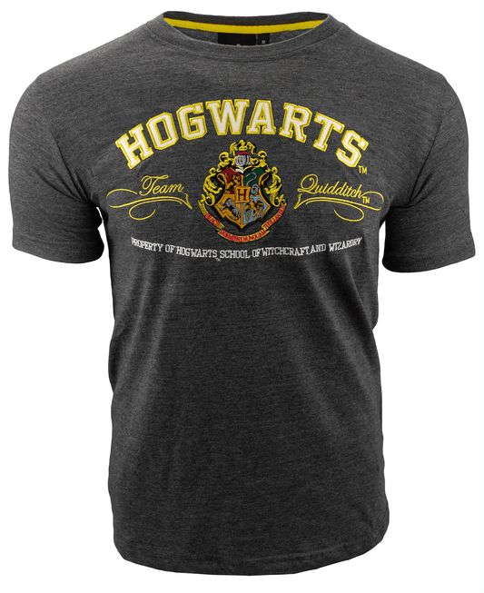 Harry Potter Embroidery T-Shirt - Hogwarts | Harry Potter Clothing