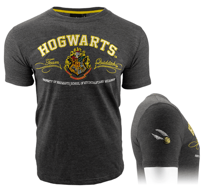 Harry Potter Embroidery T-Shirt - Hogwarts | Harry Potter Clothes
