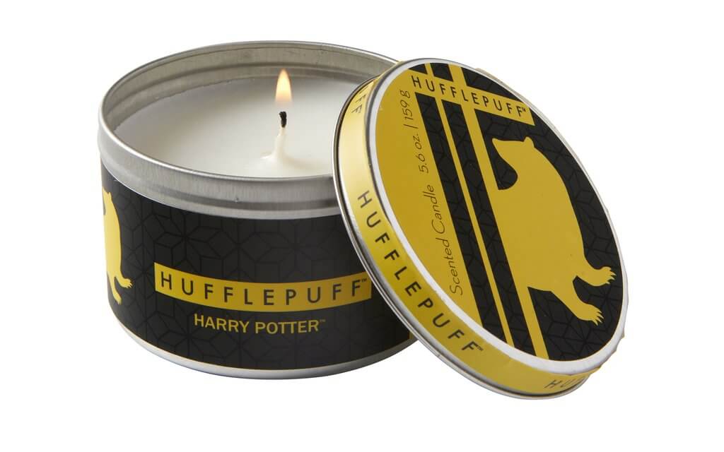 HUFFLEPUFF SCENTED TIN CANDLE LARGE- harry potter hufflepuff