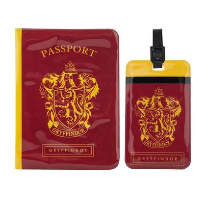 Harry Potter - Gryffindor Tag & Passport Cover Set