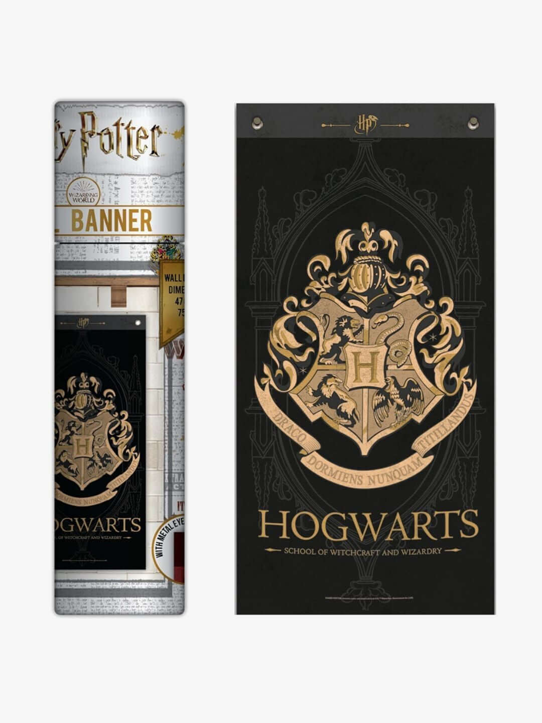 Harry Potter - Hogwarts Wall Banner - Black