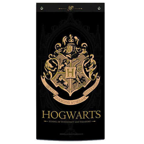 Harry Potter - Hogwarts Wall Banner - Black