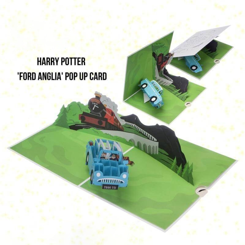 Harry Potter Ford Anglia Pop Up Card- Harry Potter merch