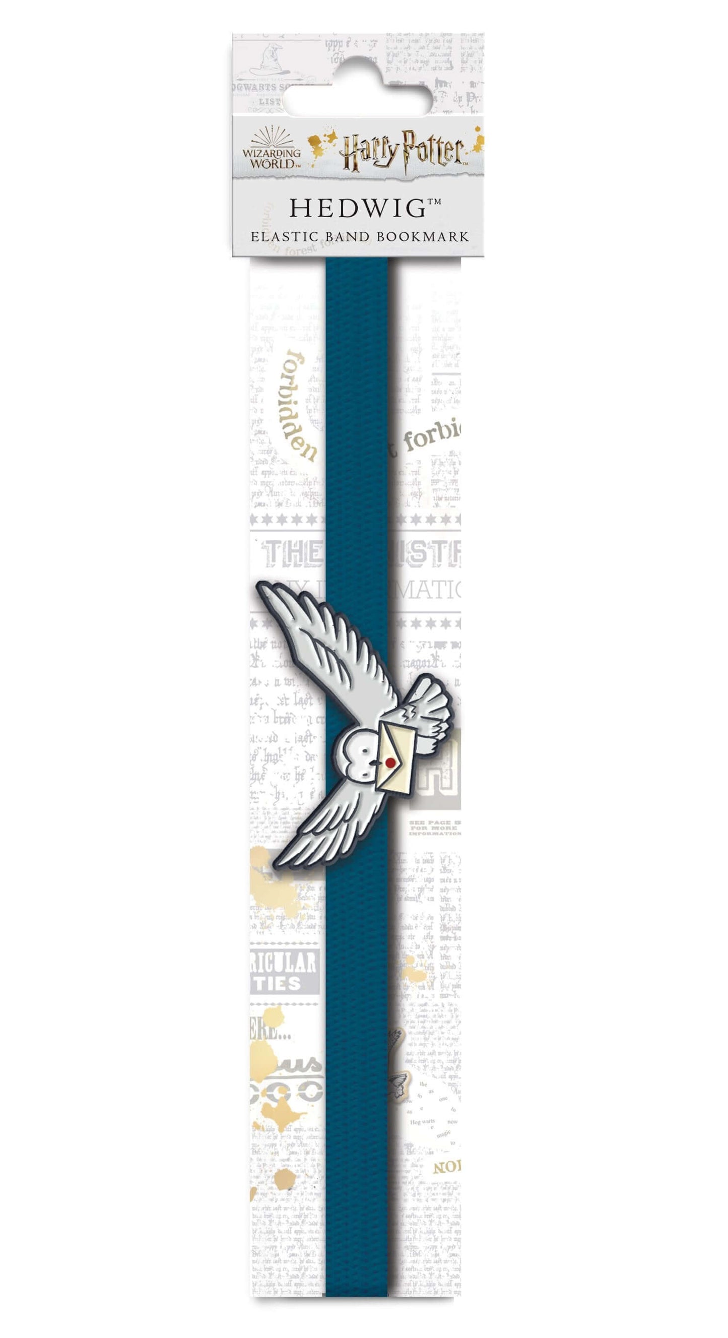 Harry Potter HEDWIG ELASTIC BAND BOOKMARK