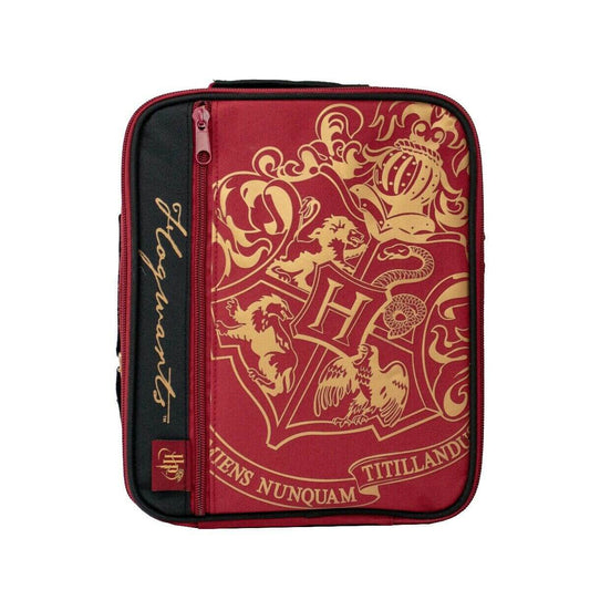 Hogwarts 2 Pocket Lunch Bag Burgundy