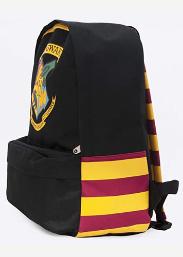 Harry Potter Hogwarts Black Stripe Backpack