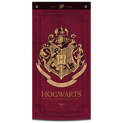 Harry Potter Hogwarts Wall Banner - Burgundy- Fandom Shop