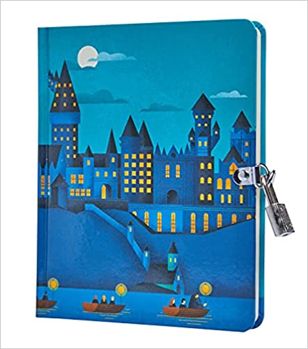 Harry Potter Hogwarts at Night Lockable Diary