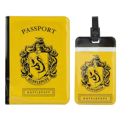 Harry Potter Hufflepuff Tag & Passport Cover Set