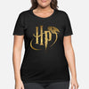 Harry Potter Ladies gold printed t shirt