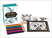 Harry Potter Magical Creatures Colouring Kit