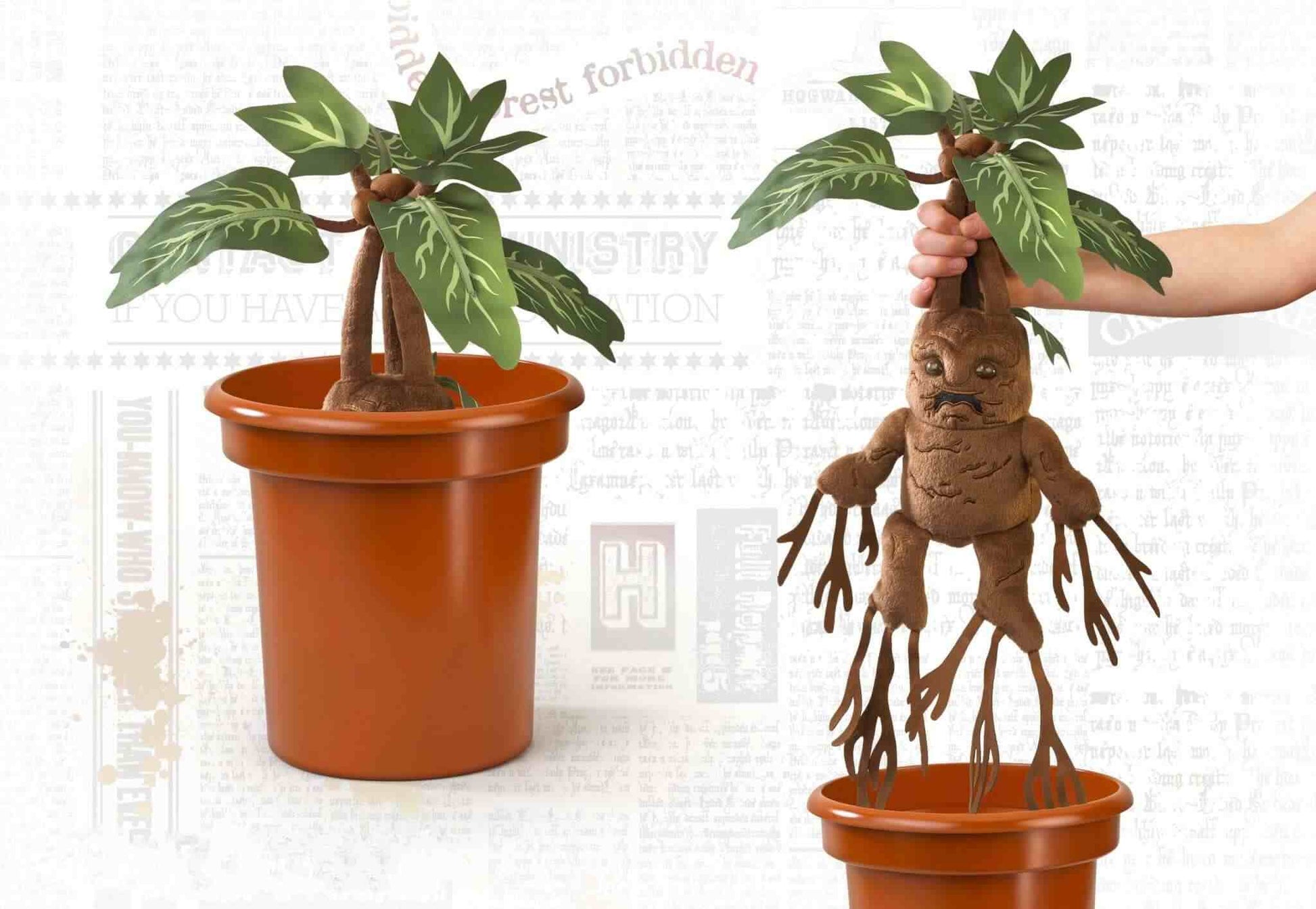 Harry Potter Mandrake Electronic Interactive Plush - Harry Potter toys