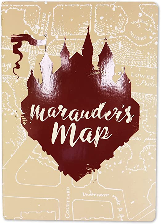 Harry Potter Marauders Map A5 Notebook