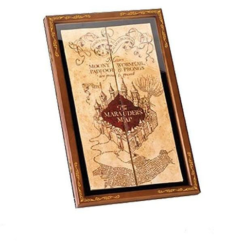 Harry Potter Marauders Map Display With Map