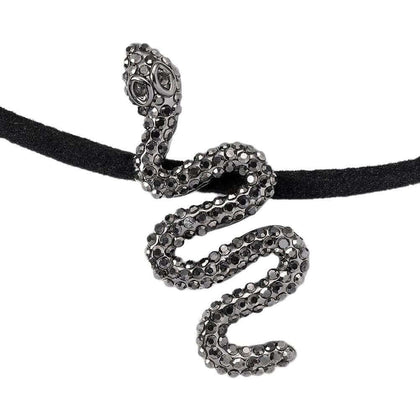 Harry Potter Nagini Black Crystal Pendant necklace