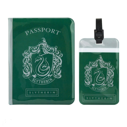 Harry Potter Slytherin Tag & Passport Cover Set